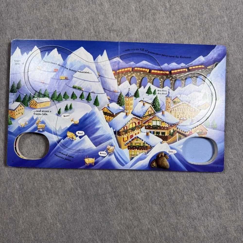 Pull-Back‎ Busy Santa Book - Board book, by Watt Fiona - READ DESCRIPTION!